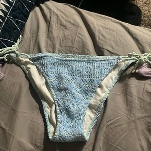 Victoria’s Secret teal and purple bikini bottom, 2016